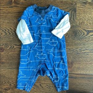 Tea Collection baby boys 0-3 months romper